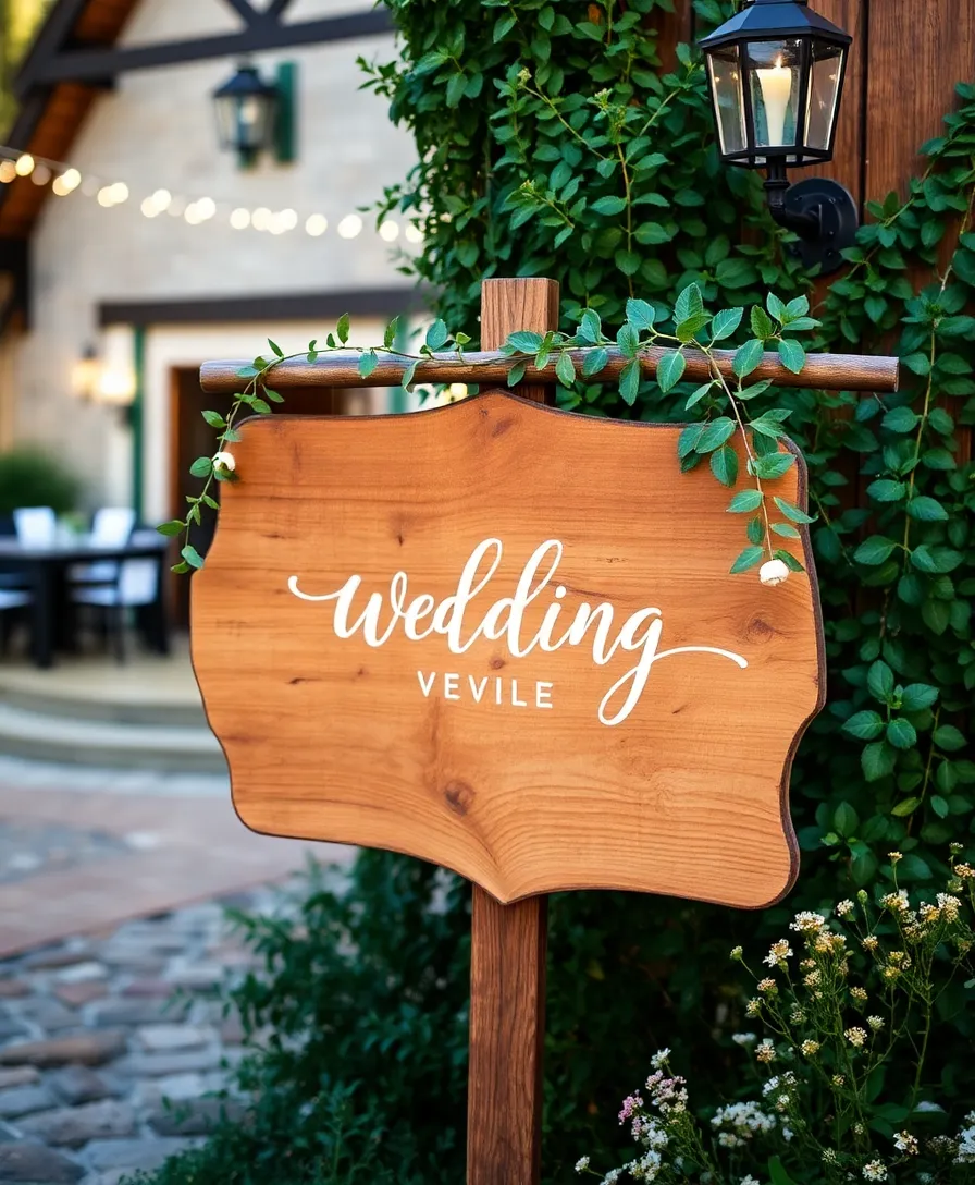 21 Stunning Rustic Wedding Decor Ideas That Will Leave You Breathless! - 1. Wooden Signage