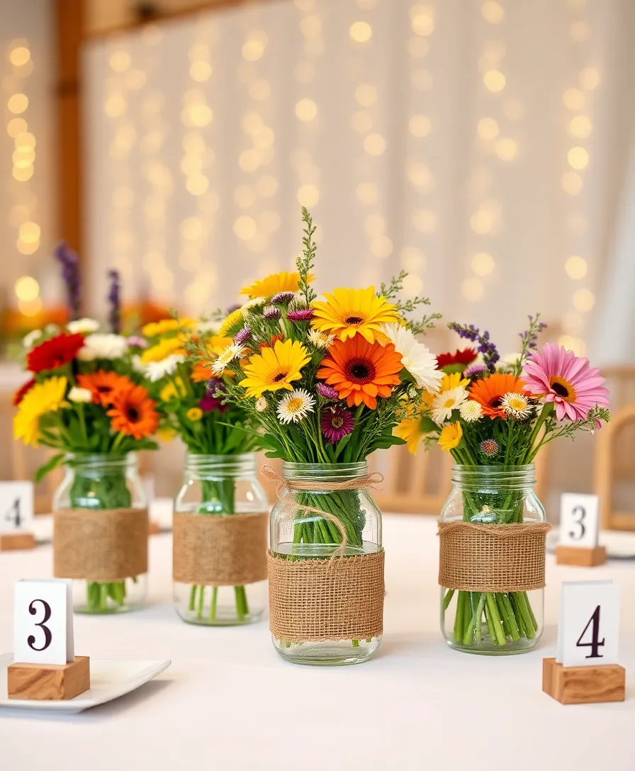 21 Stunning Rustic Wedding Decor Ideas That Will Leave You Breathless! - 2. Mason Jar Centerpieces