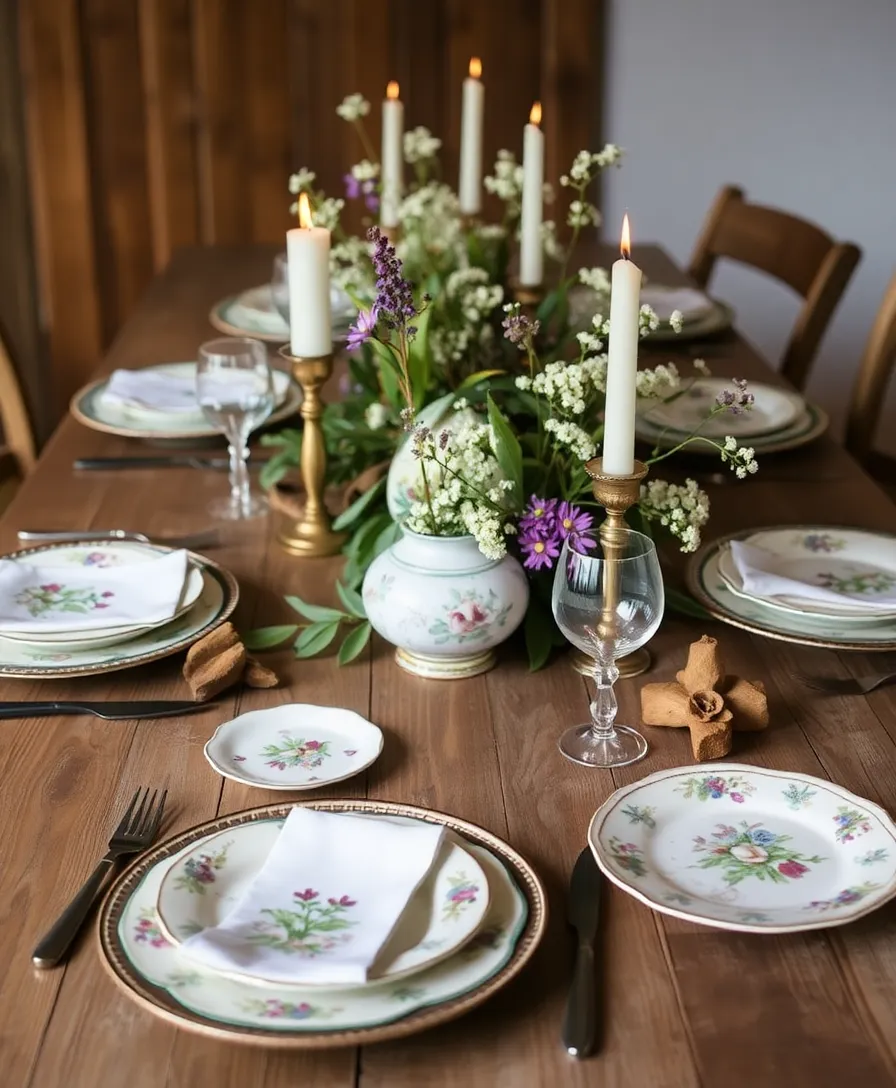 21 Stunning Rustic Wedding Decor Ideas That Will Leave You Breathless! - 11. Vintage Tableware