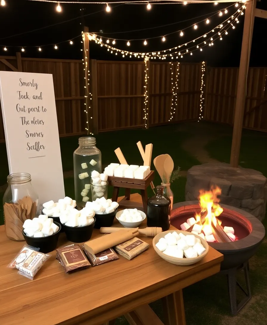 21 Stunning Rustic Wedding Decor Ideas That Will Leave You Breathless! - 18. S'mores Station