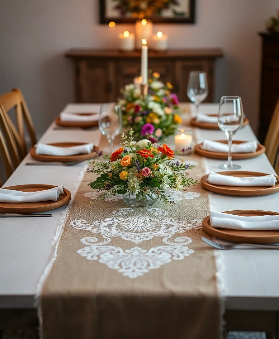 21 Stunning Rustic Wedding Decor Ideas That Will Leave You Breathless! - 4. Burlap Table Runners