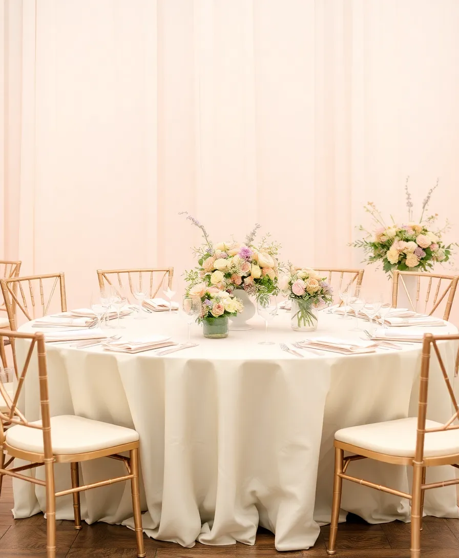 21 Stunning Romantic Wedding Decor Ideas You Will Love! - 16. Soft Color Palettes