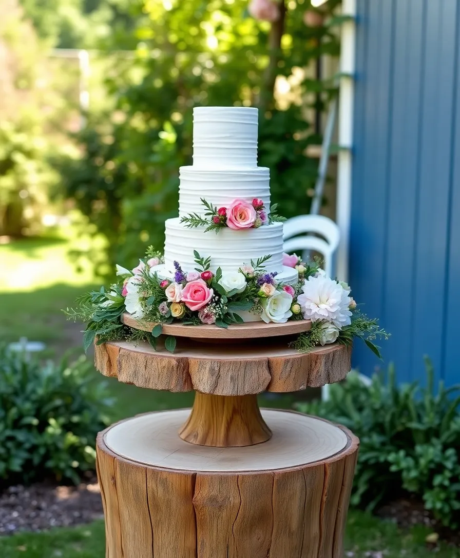 21 Stunning Romantic Wedding Decor Ideas You Will Love! - 17. Unique Cake Displays