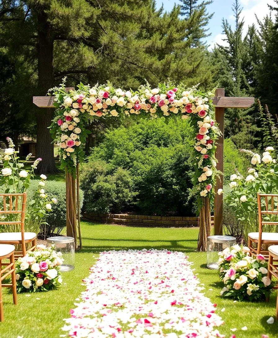 21 Stunning Romantic Wedding Decor Ideas You Will Love! - 20. Garden Ceremony Decor