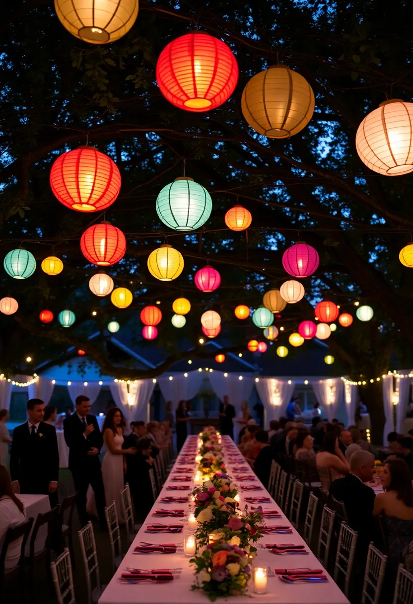 21 Stunning Wedding Decorations on a Budget (You Won't Believe #8!) - 2. Elegant Paper Lanterns