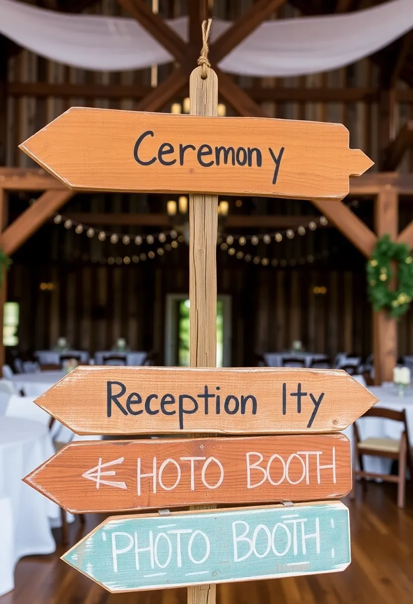 21 Stunning Wedding Decorations on a Budget (You Won't Believe #8!) - 7. Charming Wooden Signage