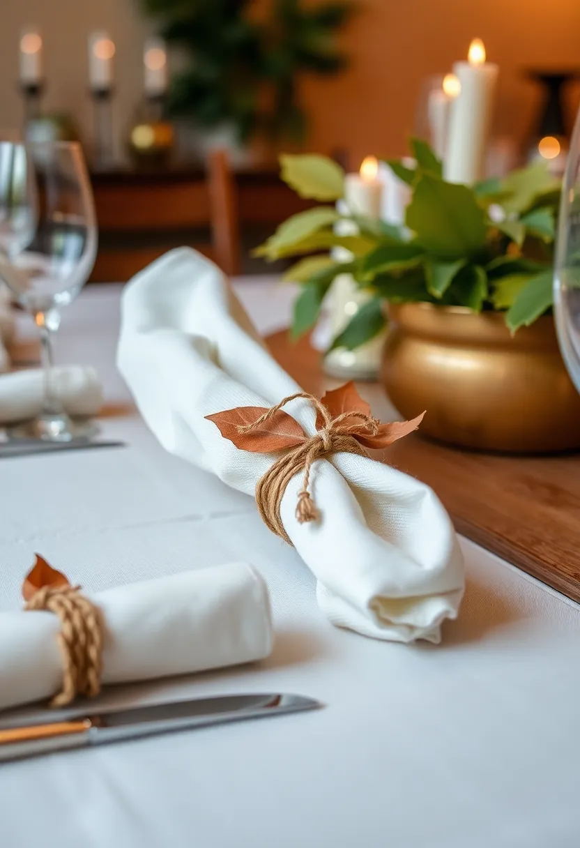 21 Stunning Wedding Decorations on a Budget (You Won't Believe #8!) - 20. Handmade Napkin Rings